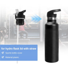 Stroh Deckel in Standard GrößE für Flask Standard Flasche und Einfache Moderne Aufstieg Flasche, mit Strohhalm und Sauberer BüRste