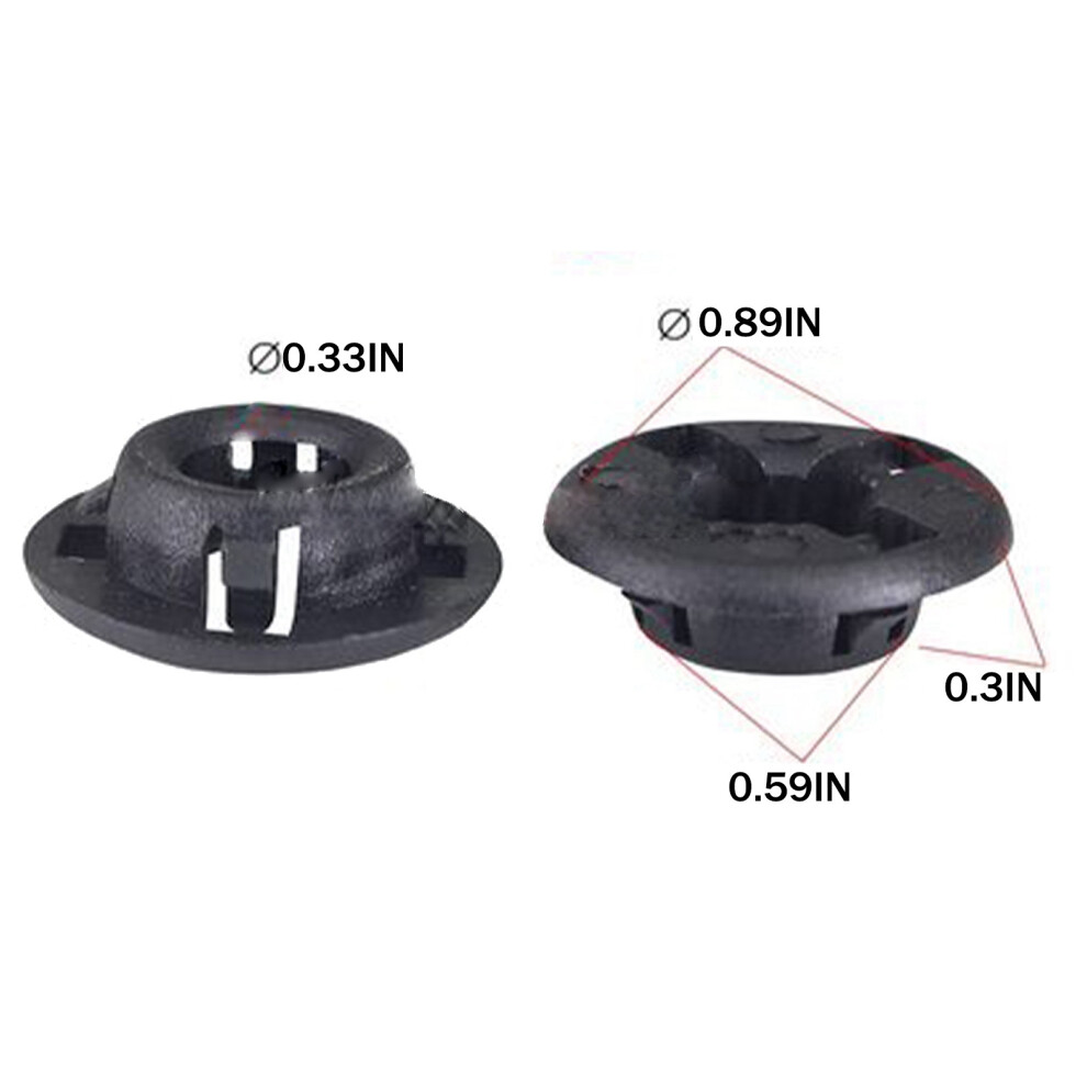 10 Set Retainer For Qashqai Dualis J10 Navara D40 Pathfinder R51 Bonnet Hood Support Prod Rod Clamp Clip Holder 4711355801391