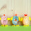 60 Pcs 6 Colors Foam Easter Eggs Pastel Easter Eggs Decorations Gold Easter Eggs Decorative Gold Speckled Eggs 4