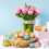 60 Pcs 6 Colors Foam Easter Eggs Pastel Easter Eggs Decorations Gold Easter Eggs Decorative Gold Speckled Eggs 3