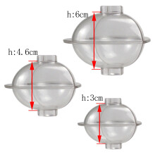 6 PCS DIY Chocolate Mold 3D Love Heart Mold Baking Candy Mould Cake Decorating Kitchen Baking Pastry Confectionery Tool