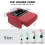 PU Leather Car Armrest Box Mat Universal Comfortable Wrist 7
