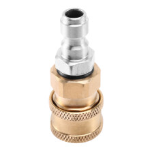 Jeu D'Adaptateurs pour Nettoyeur Haute Pression, Kit de DéConnexion Rapide 1/4 Pouce avec 10 Joints Toriques.5000 Psi