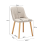 (Beige, Set of 2) Goeurvant Dining Chairs 10