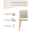 (Beige, Set of 2) Goeurvant Dining Chairs 12