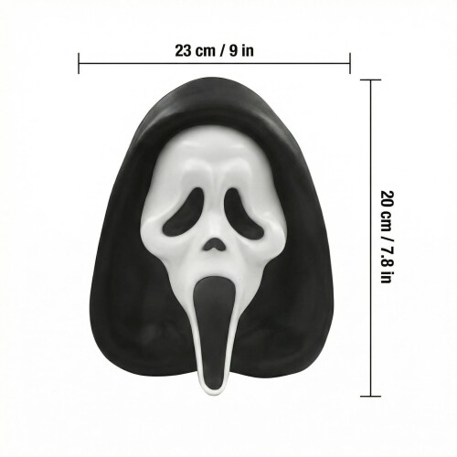 2026Scream Μεγάλος Κουβάς Ποπ Κορν με Πρόσωπο Φαντάσματος – Θήκη για Σνακ με Βραδιά 1
