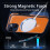 Μαγνητική θήκη MagSafe συμβατή με iPhone14 με βάση δαχτυλιδιού, λεπτό κάλυμμα από δέρμα 4