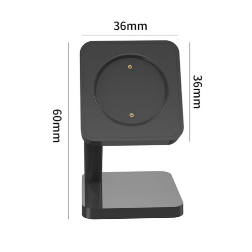 Carregador funcional com suporte compatível com Amazfit Bip6, projetado com conexão USB. 1