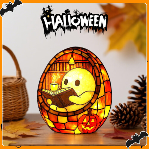 Λάμπα ανάγνωσης φαντασμάτων για το Halloween – Αξιολάτρευτο τρομακτικό νυχτερινό 2