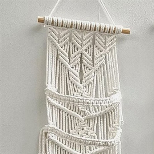 Cap Hanger-Boho Macrame Cap Holder Wall Hat Organizer for Baseball Cap Holder Over Door,Hat Rack for Wall,Cap RackB