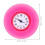 Multifunctional Home Clock Waterproof Suction Cup Modern for Kitchen Bathroom 1Pack 2