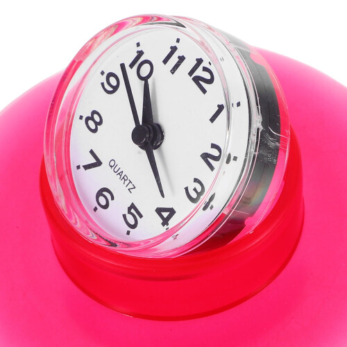 Multifunctional Home Clock Waterproof Suction Cup Modern for Kitchen Bathroom 1Pack 2