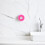 Multifunctional Home Clock Waterproof Suction Cup Modern for Kitchen Bathroom 1Pack 4