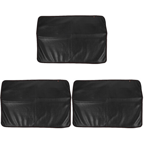 3Pièces Couvre Moniteur Ordinateur Desktop Noir Anti-Poussière 1