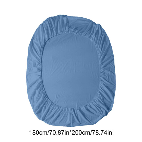 Solid Color Washable Polyester Sheets (70.87x78.74 in), Soft, Fade-Resistant, Anti-Shift, Compatible with Various Beds 2
