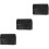 3Pièces Couvre Moniteur Ordinateur Desktop Noir Anti-Poussière 5