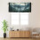 Cortina de janela Misty Forest, estilo rústico, 137 x 46 cm (54 x 18 polegadas), em madeira, ideal para cozinha, sala de estar, banheiro e quarto 2