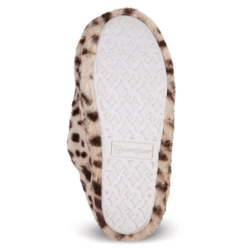 PajamaGram Γυναικείες Παντόφλες Υπνοδωματίου Leopard Slip-On, Μεσαίες 2