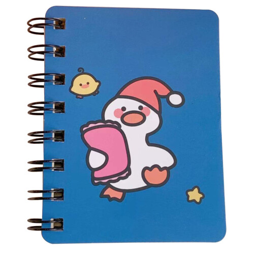 Portable Duck Design Mini Notebook Spiral A6 Planner for Work & Study 2