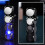 Transparent LED Dice Lighter Windproof Refillable Butane 2