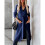 Womens Long Cardigans Cable Knitted Open Front Oversized Belted Solid Color Outerwear Sweater Coat Knitwear 7