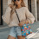 Γυναικεία τσάντα χιαστί από δέρμα Boho Mandala PU – Μεγάλη αδιάβροχη τσάντα Hobo με 4