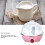 Egg Cooker,With Heating Plate Can Cook 7 Large Eggs Automatic Power Off Suitable for Kitchen Cooking () 7