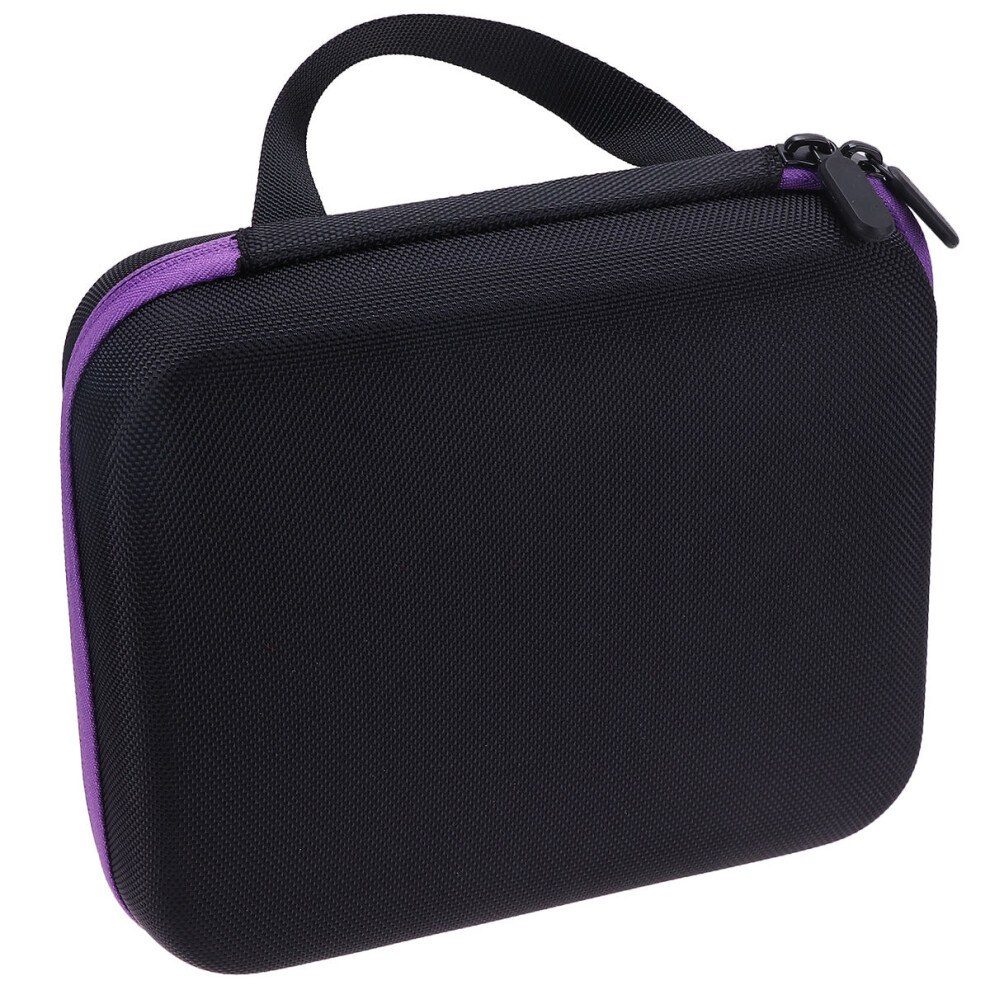 Totority Purple 3Pcs 15Ml Essential Oil Bag Durable Zippered Portable Storage