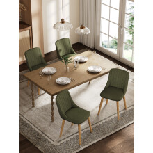 (Olive Green, Set of 2) Goeurvant Dining Chairs