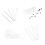 5/6pcs Beading Needle Stainless Steel Stringing Needle for Handmade Ornaments 8