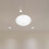 Cache-luminaire rond pour plafond PC1Pcs 3