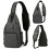 Μικρή τσάντα Sling, τσάντες στήθους crossbody, σακίδιο πλάτης Oxford Daypack με υποδοχή 4