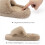 Γυναικείες παντόφλες Memory Foam Fuzzy με αντιολισθητική σόλα, επένδυση από τεχνητή 2