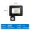 Προβολείς LED 100W50W30W20W10W Αισθητήρας κίνησης PIR IP66 Αδιάβροχο κρεμαστό εξωτερικό 2
