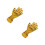 2St Compacte Gouden Voetbal Slijtvast Desktop 9