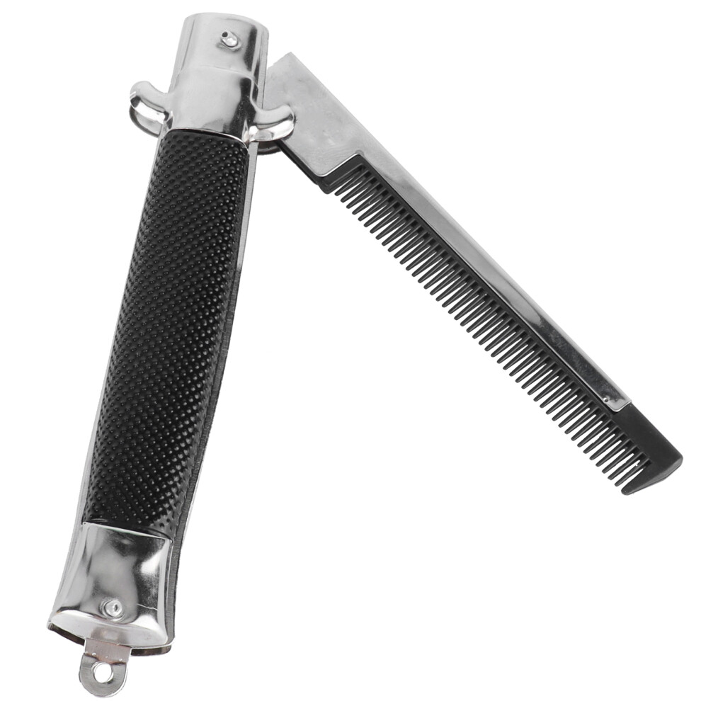 Unisex Foldable Pocket Oil Hair Comb Â Lightweight Abs+Pc, 48G, Portable