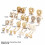 Σκουλαρίκια Stud σετ Chic Crystal24Pairs Γυναικεία Casual Occasions 2