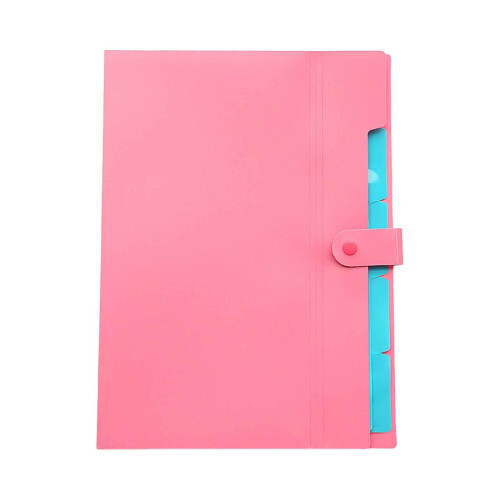 Letter Paper Expanding File Folder 5 Pockets 1