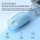 Draadloze Bluetooth-muis met dubbele modus en instelbare DPI (2,4 GHz). 7