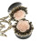 Ζεύγος Vintage Sparrow Dangle Ear Tunnels Expander Gauges Piercing Pink 22mm 6