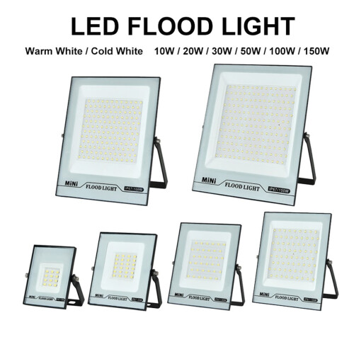 Προβολέας LED 10W20W30W50W100W150W Υψηλής Φωτεινότητας IP66 Αδιάβροχο Εξωτερικό Μίνι Σποτ 1
