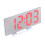 Ρολόι Worgeous Clocks με μεγάλη οθόνη για χαμηλό φωτισμό, μέγεθος 3, λευκό 4