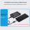 Θήκη σκληρού δίσκου USB 3.1 τύπου C2.5” SATA SSD, θήκη εξωτερικού σκληρού δίσκου 5Gbps, 7