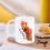 Κούπα καφέ Angry Chicken Rooster, κεραμική κούπα 11oz για άνδρες και γυναίκες, διασκεδαστική 4