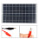 Solcellepanel med klips 10W5V bærbart solpanel til udendørs camping 5