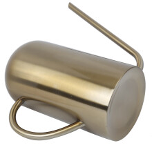 Stainless Steel Gold Watering Can 1.5L Long Spout Garden Tool
