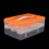 Durable Egg Tray, Two-Tier Egg Container For Home And Kitchen, Stackable Egg Storage Box Offers Efficient Space Management, Egg Carrier With Handle 3
