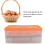 Durable Egg Tray, Two-Tier Egg Container For Home And Kitchen, Stackable Egg Storage Box Offers Efficient Space Management, Egg Carrier With Handle 4