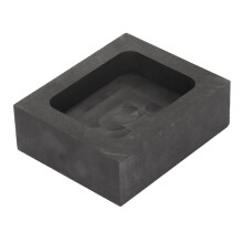 Refining Crucible For Non-Ferrous Metals, Premium Graphite Ingots Mold For Crafting Test/Analysis Tools, Graphite Crucible For Gold And Silver