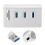 Διανομέας USB 3.0 3 θυρών, συμβατός με συστήματα OS X και PC, κομψός σχεδιασμός τύπου Apple 8